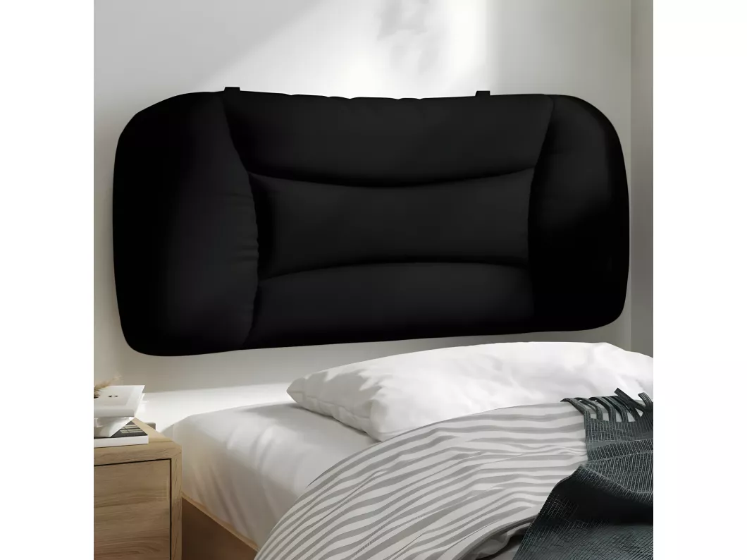 Kauf Unique Kopfteil-Kissen Schwarz 90 cm Stoff