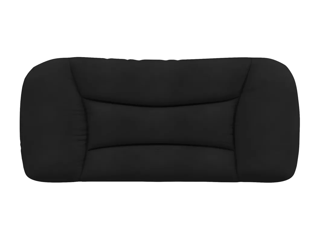 Kauf Unique Kopfteil-Kissen Schwarz 90 cm Stoff Cyber Monday