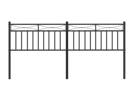 Kauf Unique Kopfteil Metall Schwarz 200 cm Jubiläumsangebot