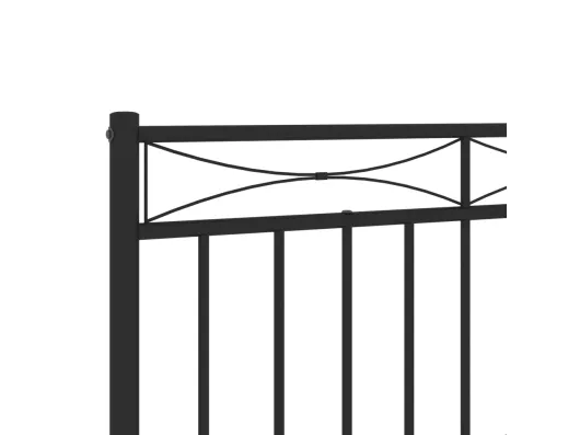 Kauf Unique Kopfteil Metall Schwarz 200 cm Jubiläumsangebot