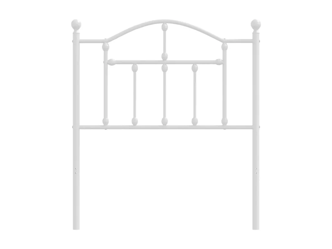 Kauf Unique Kopfteil Metall Weiß 80 cm Online Outlet