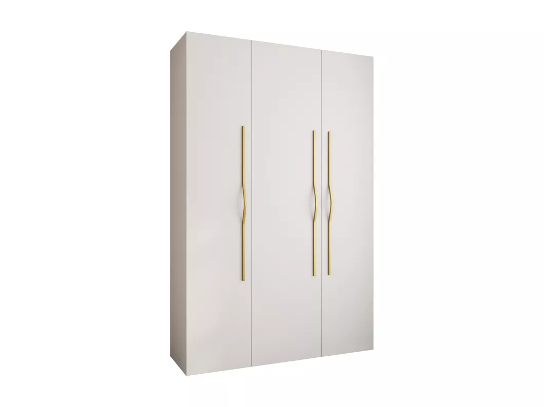 Kauf Unique Drehtürenschrank Como 2 245,5/160/50 3-türig (Weiß/Gold)