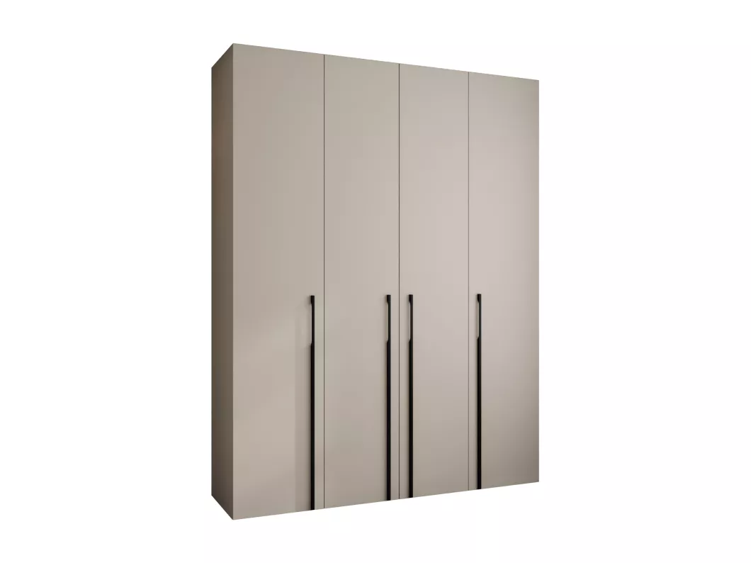 Kauf Unique Drehtürenschrank Como 3 245,5/190/50 4-türig (Kaschmir/Schwarz)