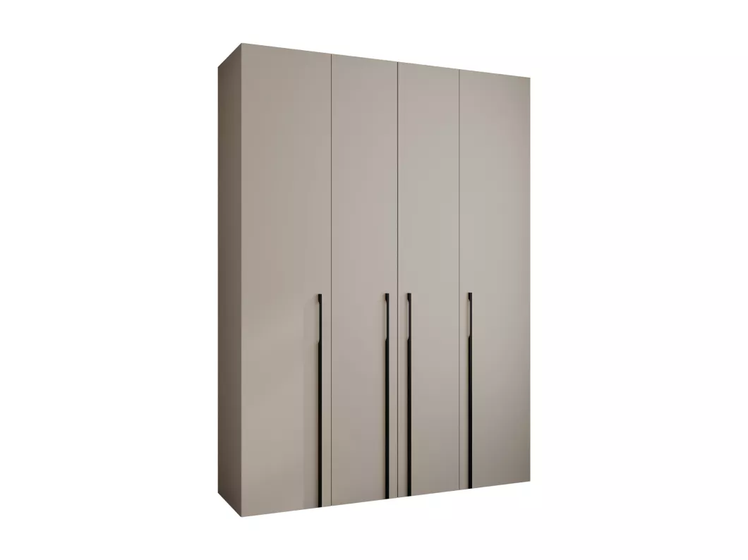 Kauf Unique Drehtürenschrank Como 3 245,5/180/40 4-türig (Kaschmir/Schwarz)