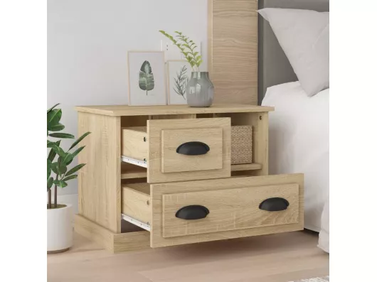 Kauf Unique Nachttisch Sonoma-Eiche 60x39x45 cm Letzter Tag
