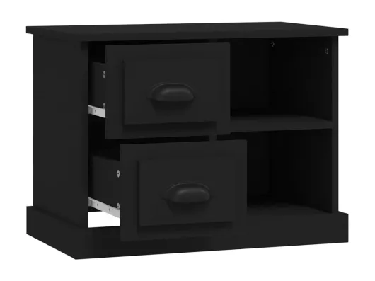 Kauf Unique Nachttisch Schwarz 60x35,5x45 cm Zeitbegrenzte Promotion