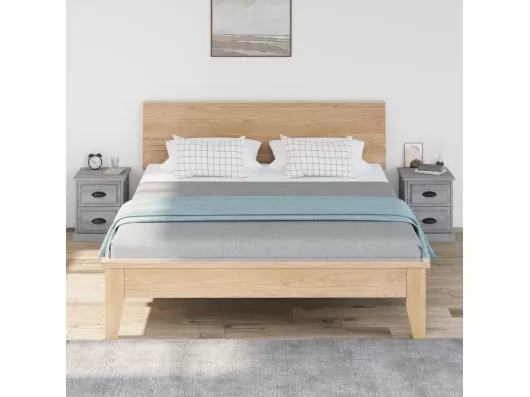 Kauf Unique Nachttische 2 Stk. Grau Sonoma 39x39x47,5 cm Holzwerkstoff Sonderangebot der Fabrik