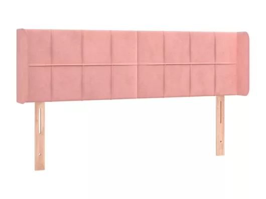 Kauf Unique LED Kopfteil Rosa 147x16x78/88 cm Samt Begrenzt auf 3 Tage
