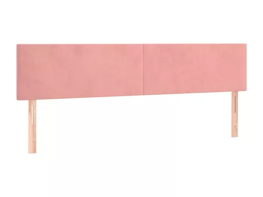 Kauf Unique LED Kopfteil Rosa 160x5x78/88 cm Samt zollfrei