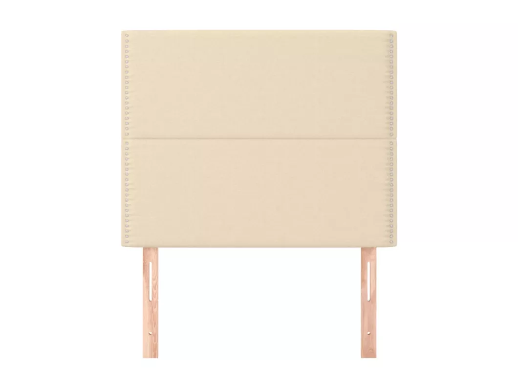 Kauf Unique Kopfteile 2 Stk. Creme 100x5x78/88 cm Stoff Rabatte dieses Monats