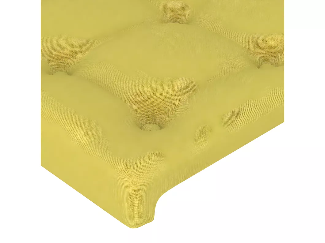 Kauf Unique Kopfteil mit Ohren Grün 103x23x78/88 cm Stoff Outlet