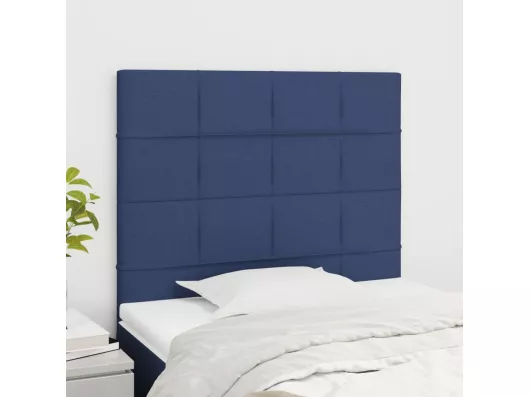 Kauf Unique Kopfteile 2 Stk. Blau 80x5x78/88 cm Stoff Auslauf