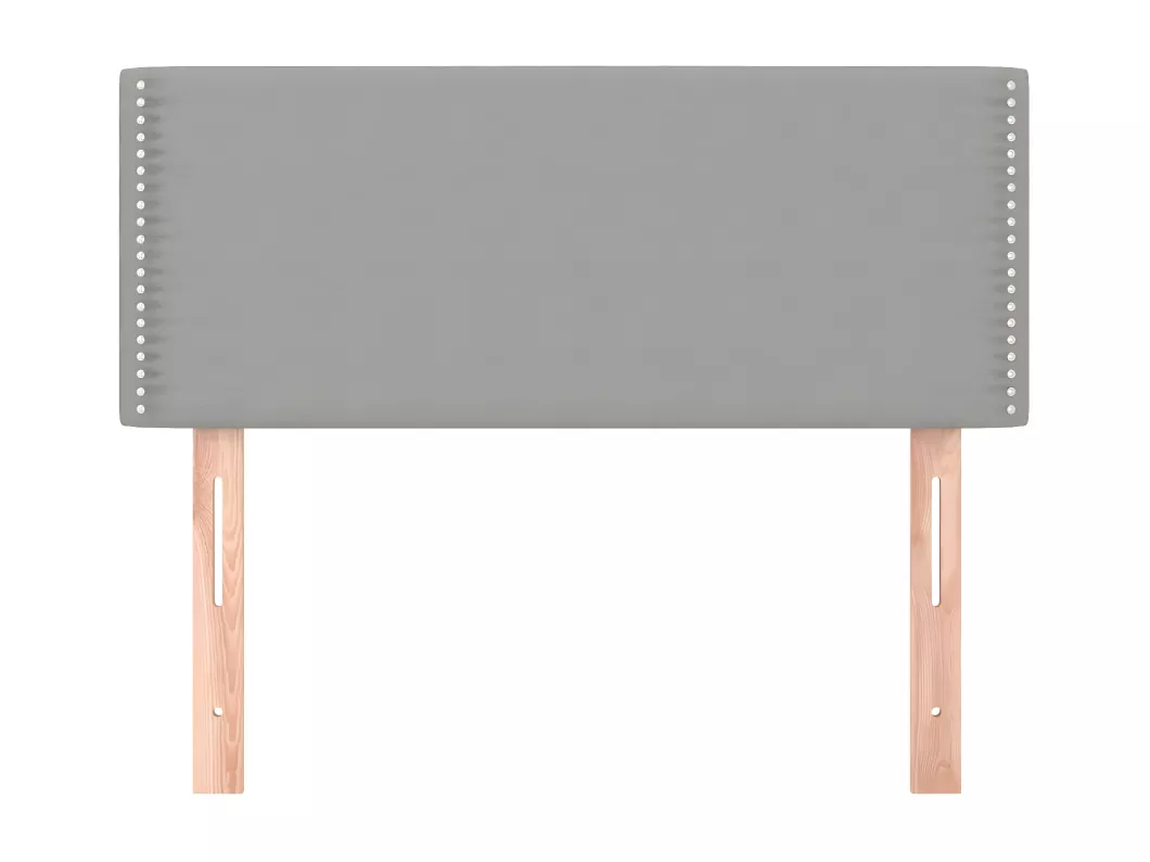 Kauf Unique Kopfteil Hellgrau 80x5x78/88 cm Stoff Verkauf