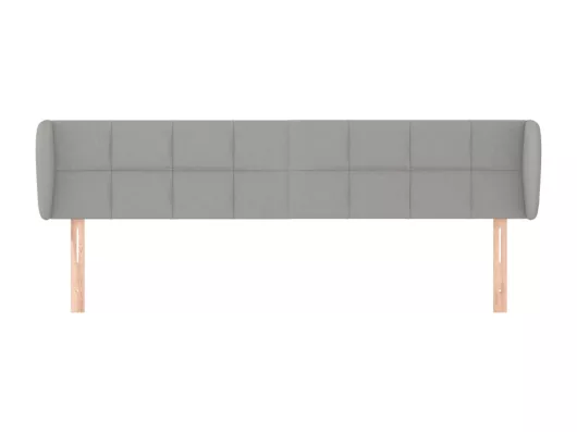 Kauf Unique Kopfteil mit Ohren Hellgrau 183x23x78/88 cm Stoff Fabrikverkauf