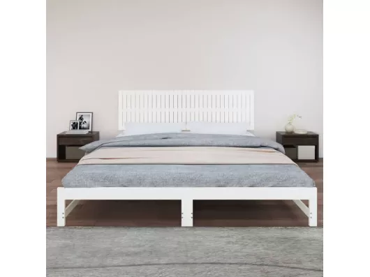 Kauf Unique Wand-Kopfteil Weiß 204x3x60 cm Massivholz Kiefer Fabrik Onlineshop