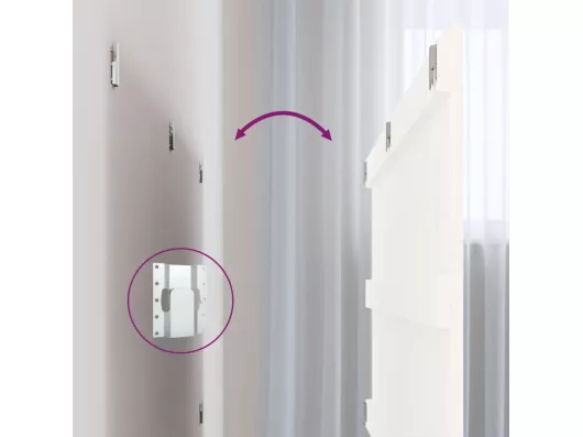 Kauf Unique Wand-Kopfteil Weiß 204x3x60 cm Massivholz Kiefer Fabrik Onlineshop