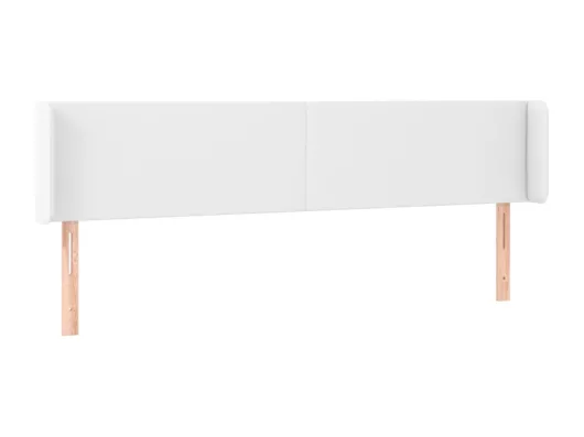 Kauf Unique LED Kopfteil Weiß 163x16x78/88 cm Kunstleder Vatertagsangebot