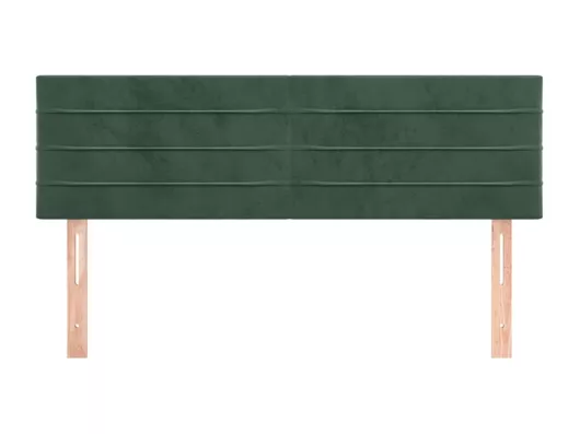Kauf Unique Kopfteile 2 Stk. Dunkelgrün 72x5x78/88 cm Samt Bestseller