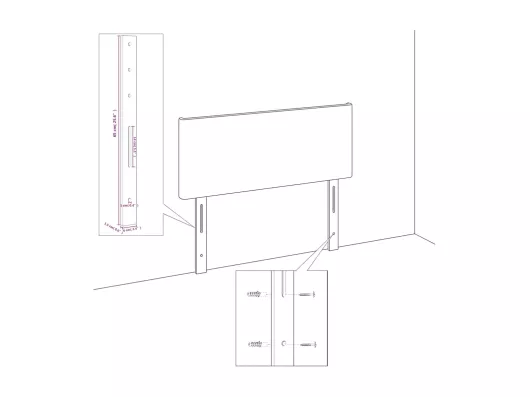 Kauf Unique Kopfteil Dunkelgrün 90x5x78/88 cm Samt Saisonale Angebote