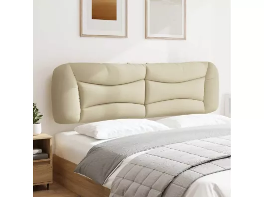 Kauf Unique Kopfteil-Kissen Creme 180 cm Stoff Sonderangebote
