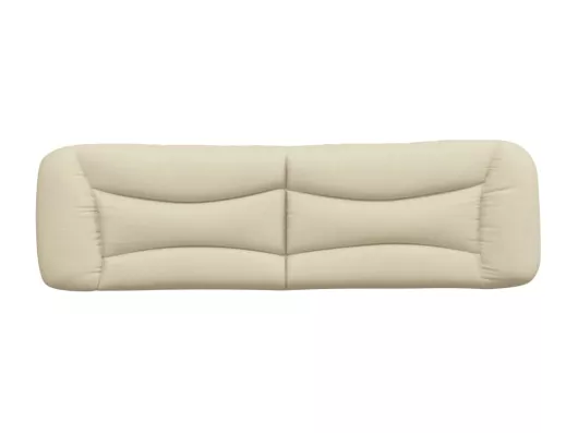 Kauf Unique Kopfteil-Kissen Creme 180 cm Stoff Sonderangebote