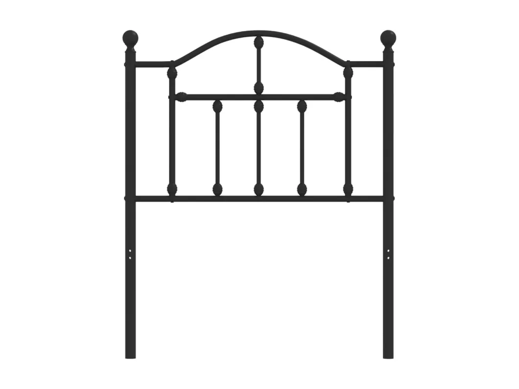 Kauf Unique Kopfteil Metall Schwarz 75 cm Riesige Ersparnisse