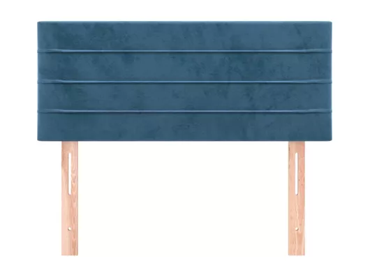 Kauf Unique Kopfteil Dunkelblau 90x5x78/88 cm Samt VIP-Rabatte