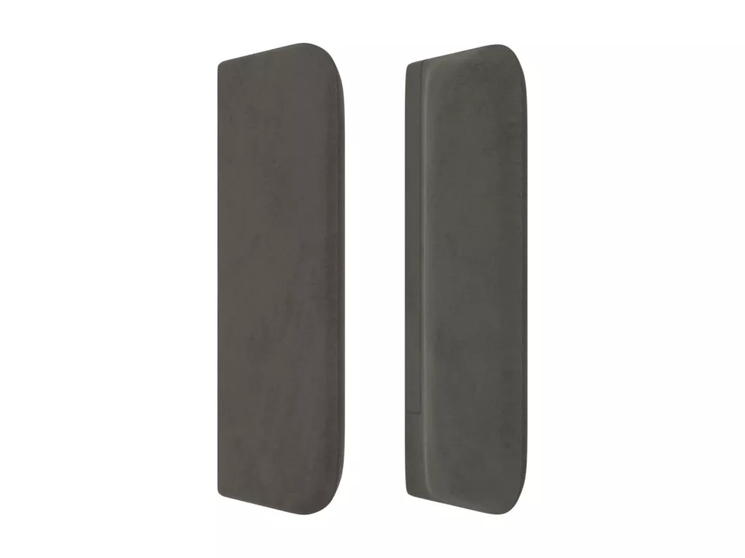 Kauf Unique Kopfteil mit Ohren Dunkelgrau 83x16x78/88 cm Samt Super Sparpreis