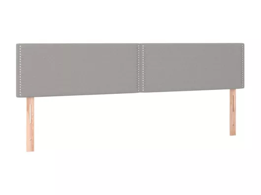 Kauf Unique LED Kopfteil Hellgrau 200x5x78/88 cm Stoff JETZT KAUFEN
