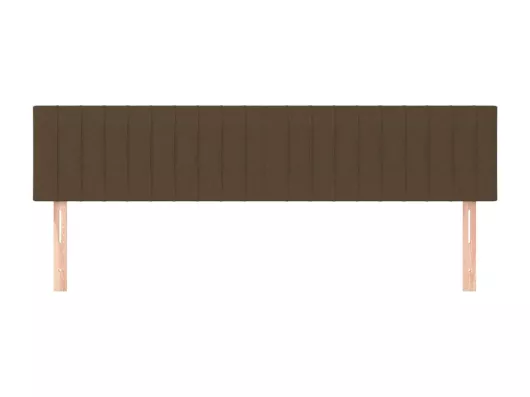 Kauf Unique Kopfteile 2 Stk. Dunkelbraun 90x5x78/88 cm Stoff Zeitbegrenzte Promotion