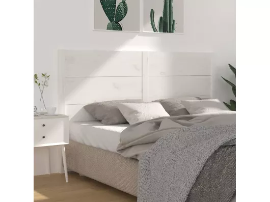 Kauf Unique Kopfteil Weiß 186x4x100 cm Massivholz Kiefer