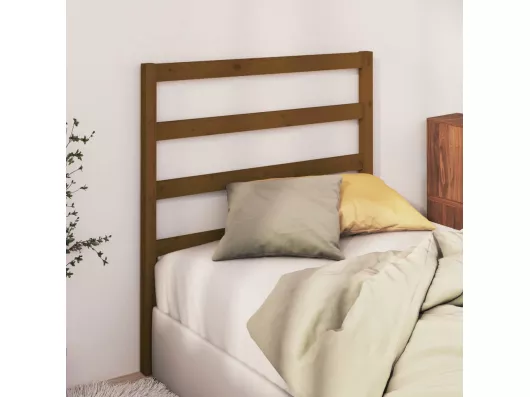 Kauf Unique Kopfteil Honigbraun 106x4x100 cm Massivholz Kiefer Discount Store für neue Produkte