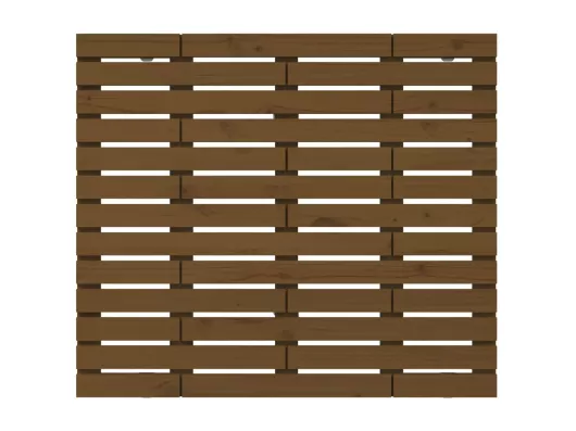 Kauf Unique Wand-Kopfteil Honigbraun 106x3x91,5 cm Massivholz Kiefer 50% Rabatt mit kostenlosem Versand