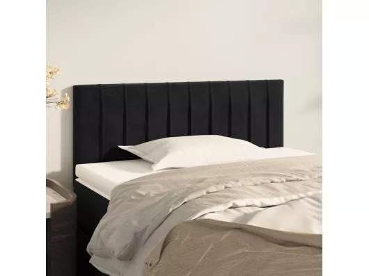 Kauf Unique Kopfteil Schwarz 90x5x78/88 cm Samt