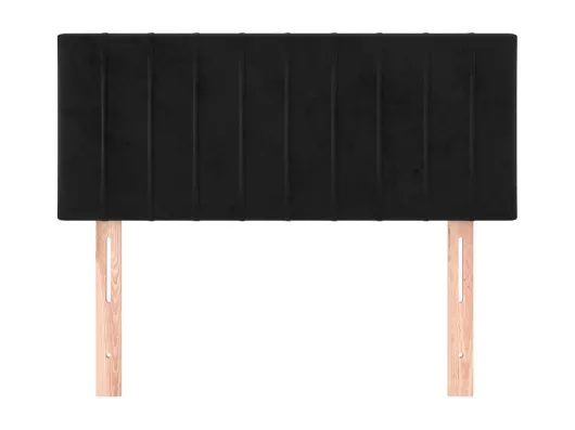 Kauf Unique Kopfteil Schwarz 90x5x78/88 cm Samt Speichern exportieren