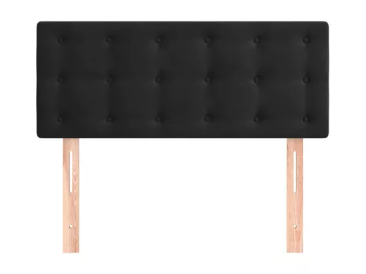 Kauf Unique Kopfteil Schwarz 100x5x78/88 cm Samt 50% Rabatt für begrenzte Zeit