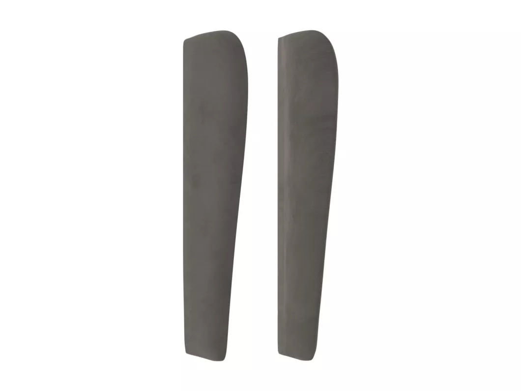 Kauf Unique Kopfteil mit Ohren Dunkelgrau 93x23x118/128 cm Samt Fabrikverkauf