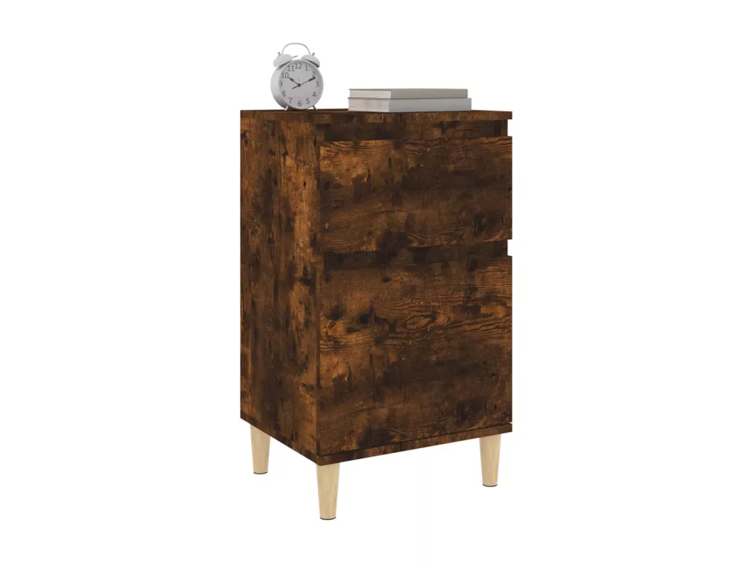 Kauf Unique Nachttische 2 Stk. Räuchereiche 40x35x70 cm Sonderangebot