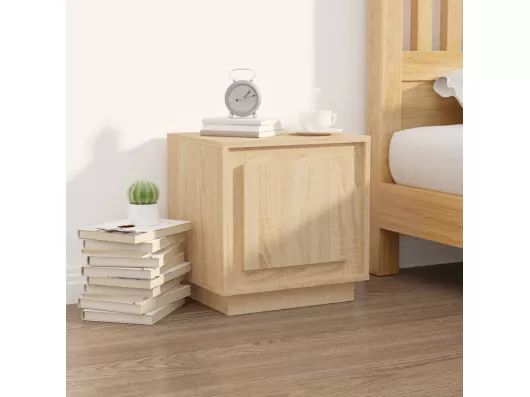 Kauf Unique Nachttische 2 Stk. Sonoma-Eiche 44x35x45 cm Holzwerkstoff Online Shopping