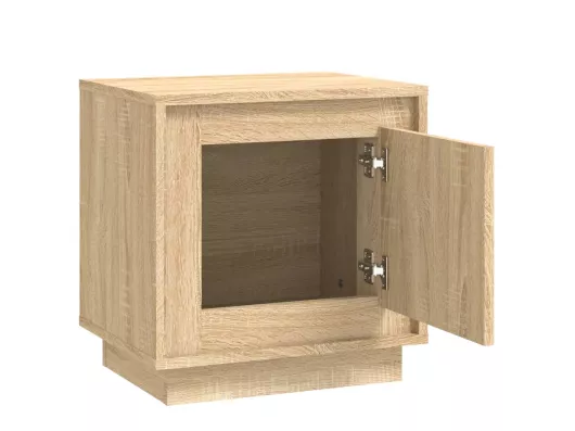 Kauf Unique Nachttische 2 Stk. Sonoma-Eiche 44x35x45 cm Holzwerkstoff Online Shopping