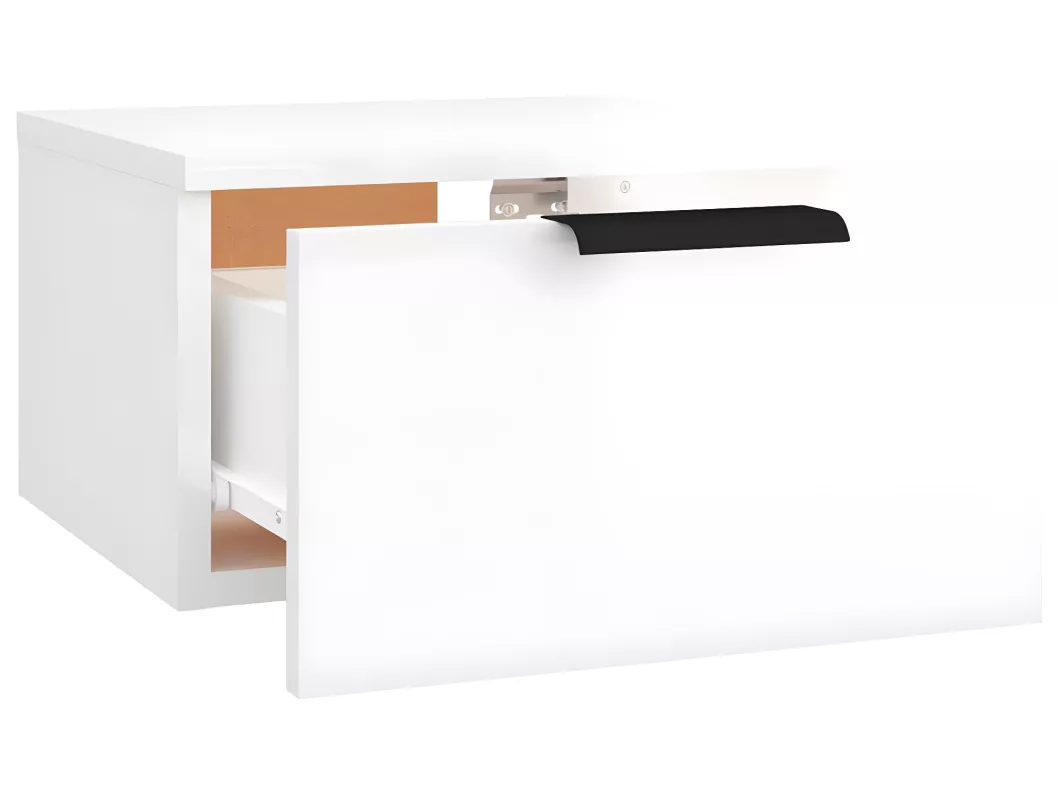 Kauf Unique Wand-Nachttische 2 Stk. Hochglanz-Weiß 34x30x20 cm Saisonschlussverkauf