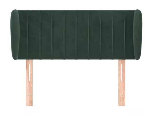 Kauf Unique Kopfteil mit Ohren Dunkelgrün 93x23x78/88 cm Samt Osterangebot