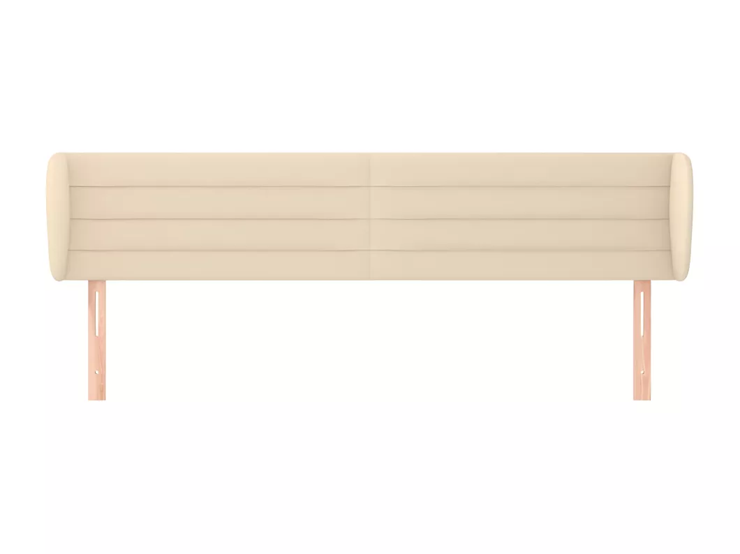Kauf Unique Kopfteil mit Ohren Creme 163x23x78/88 cm Stoff Vatertagsangebot