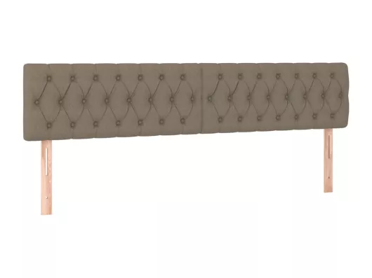 Kauf Unique LED Kopfteil Taupe 180x7x78/88 cm Stoff Valentinstagsangebot