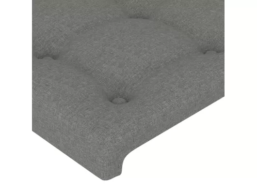Kauf Unique Kopfteil mit Ohren Dunkelgrau 163x23x78/88 cm Stoff Lagerräumung