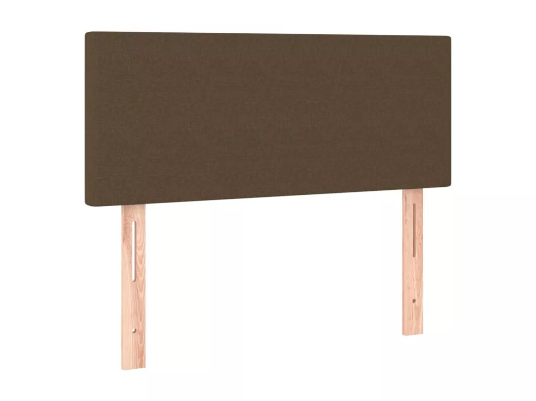 Kauf Unique LED Kopfteil Dunkelbraun 100x5x78/88 cm Stoff Top Angebot