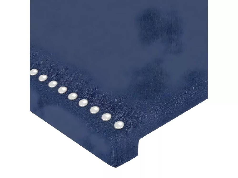 Kauf Unique Kopfteile 2 Stk. Blau 80x5x78/88 cm Stoff Neueste Mode