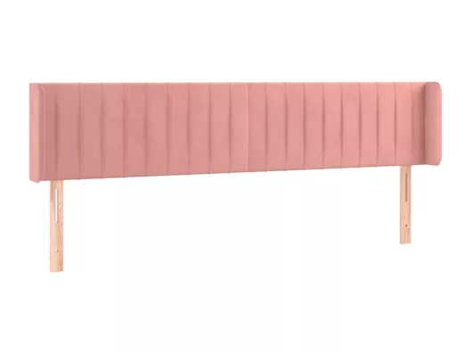 Kauf Unique LED Kopfteil Rosa 183x16x78/88 cm Samt Online Outlet