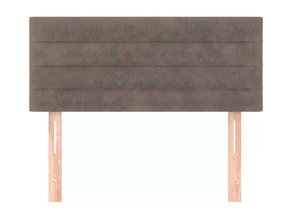 Kauf Unique Kopfteil Taupe 100x5x78/88 cm Stoff Exklusive Angebote