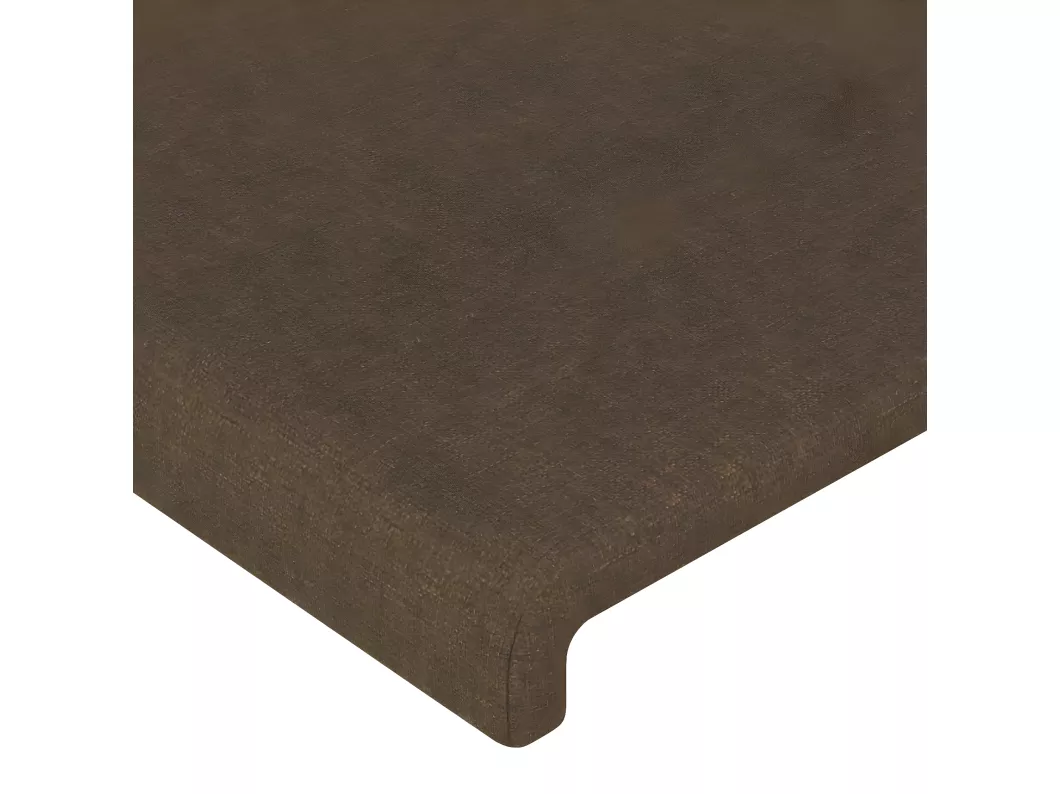 Kauf Unique Kopfteil mit Ohren Dunkelbraun 93x23x78/88 cm Stoff Bestseller